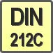 Piktogram - Typ DIN: DIN 212C